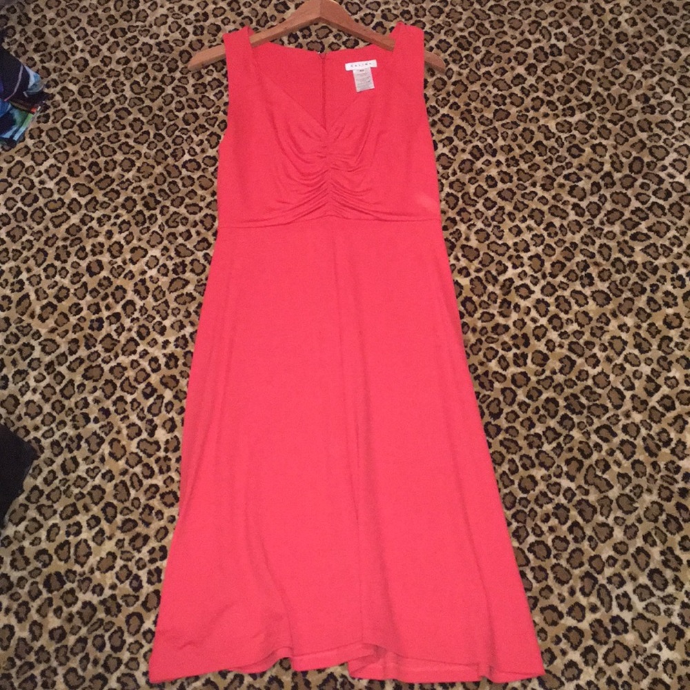 Celine coral dress