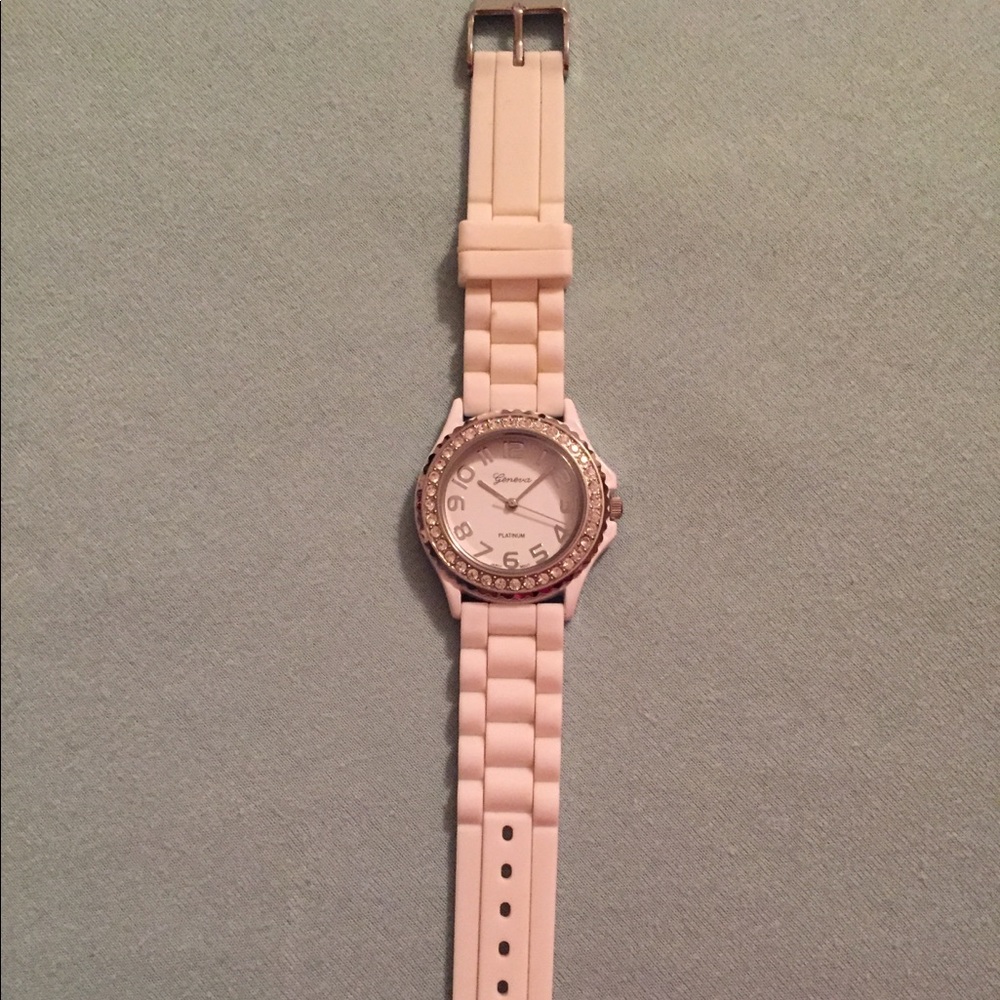 Geneva White Watch