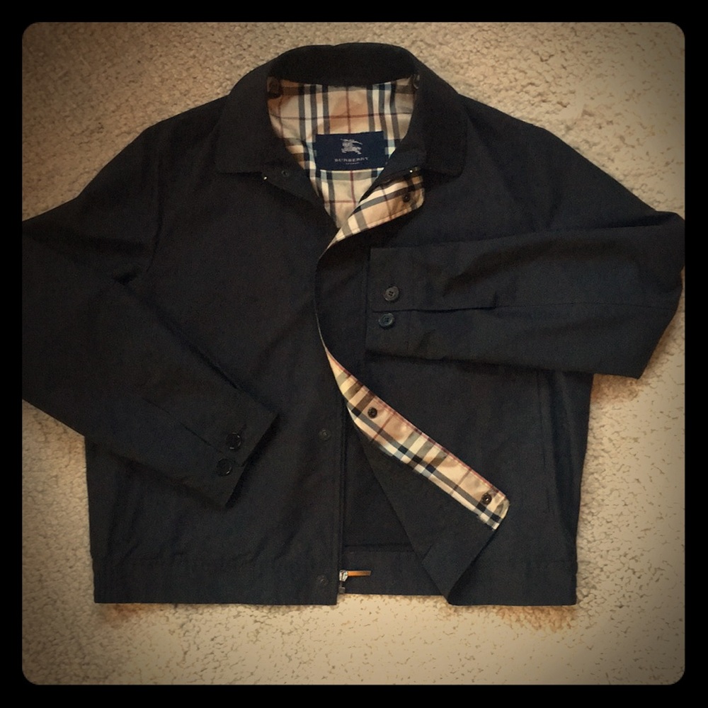 Men’s authentic Burberry London lightweight jacket