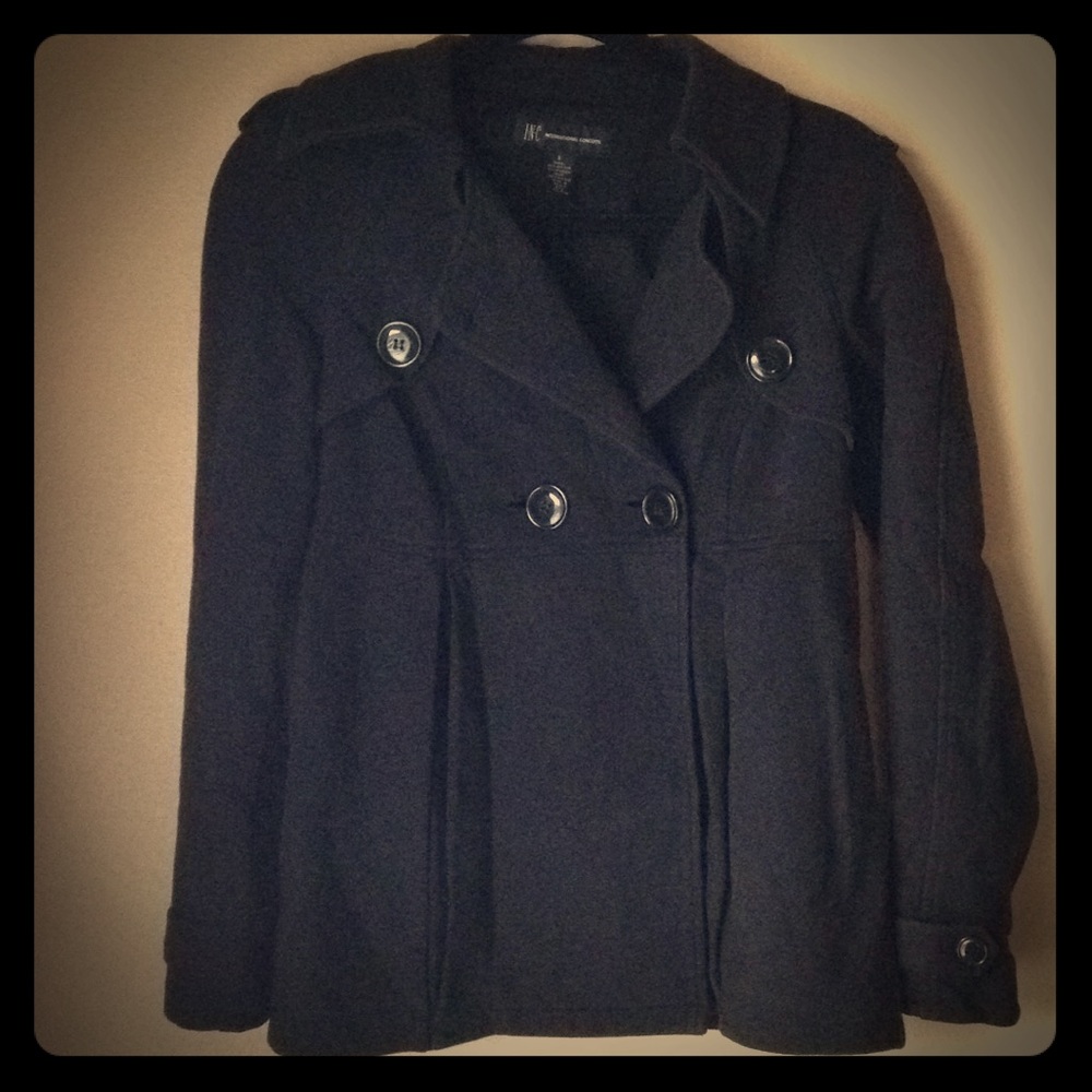 INC Cotton Pea Coat/Military Jacket