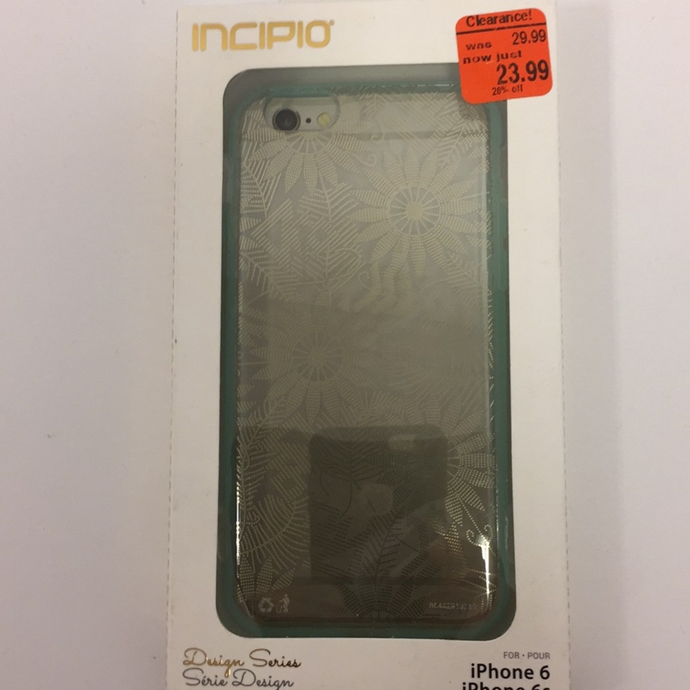 iPhone 6 green gold flowers cell phone case - Picture 1 of 4