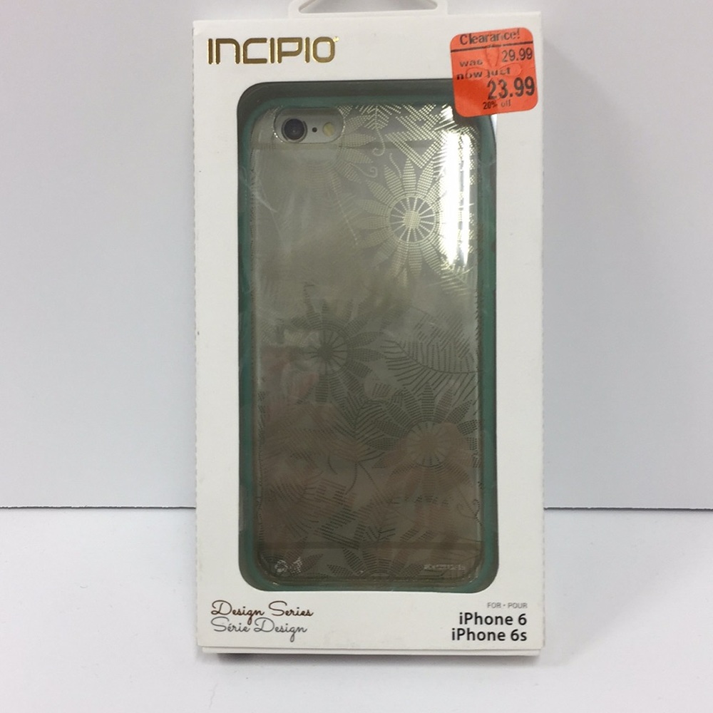iPhone 6 green gold flowers cell phone case - Picture 2 of 4