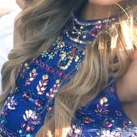 PRICE DROP!! Designer Gown by Sherry Hill - Picture 4 of 5