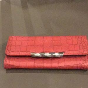 New Ladies Red Leather Wallet.