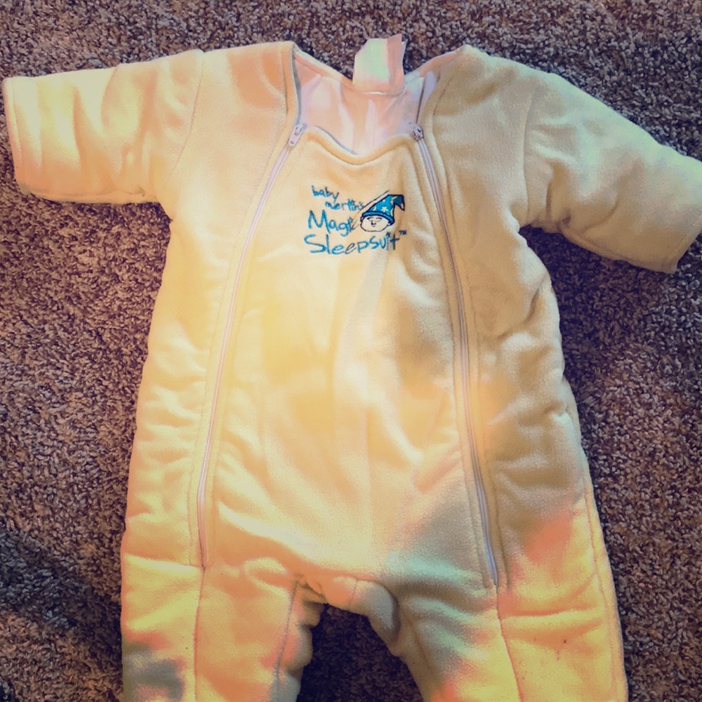 Yellow Baby Merlin Magic Sleepsuit 6-9 Months