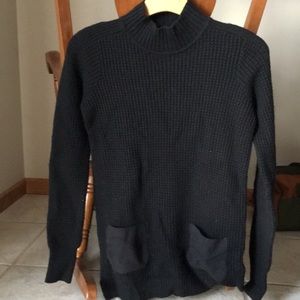 Banana Republic black mock neck sweater