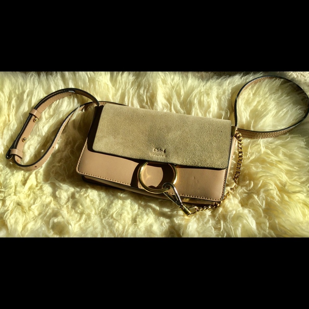 Chloe Frey Small Tan crossbody