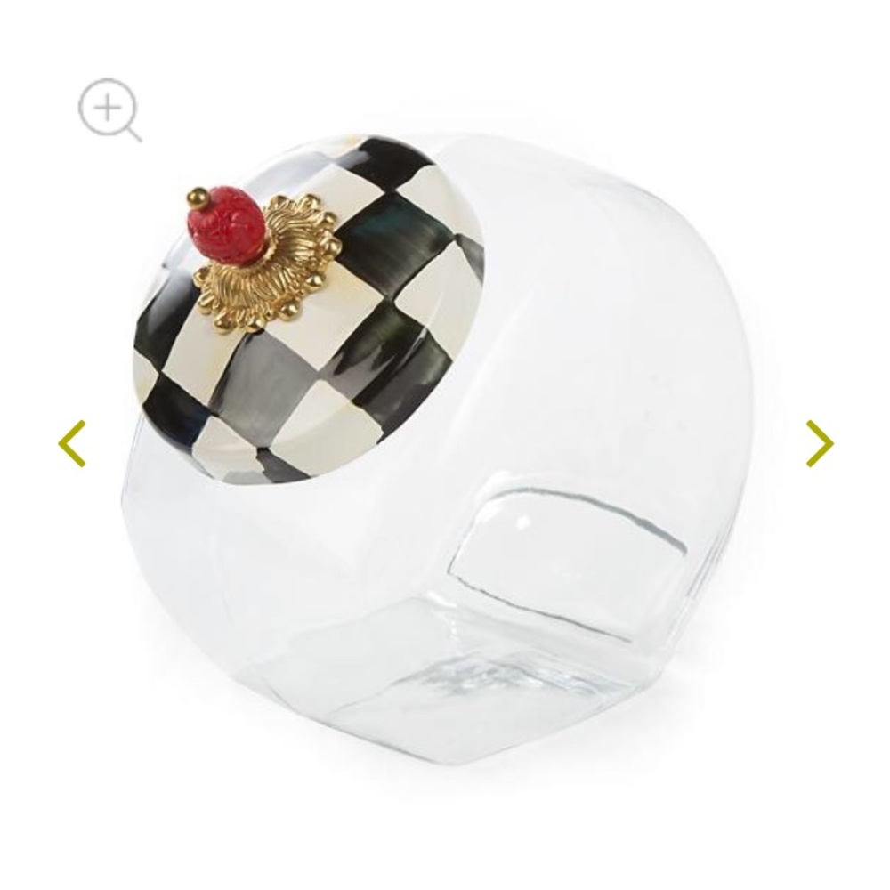 Mackenzie Child’s Courtly Check Cookie Jar