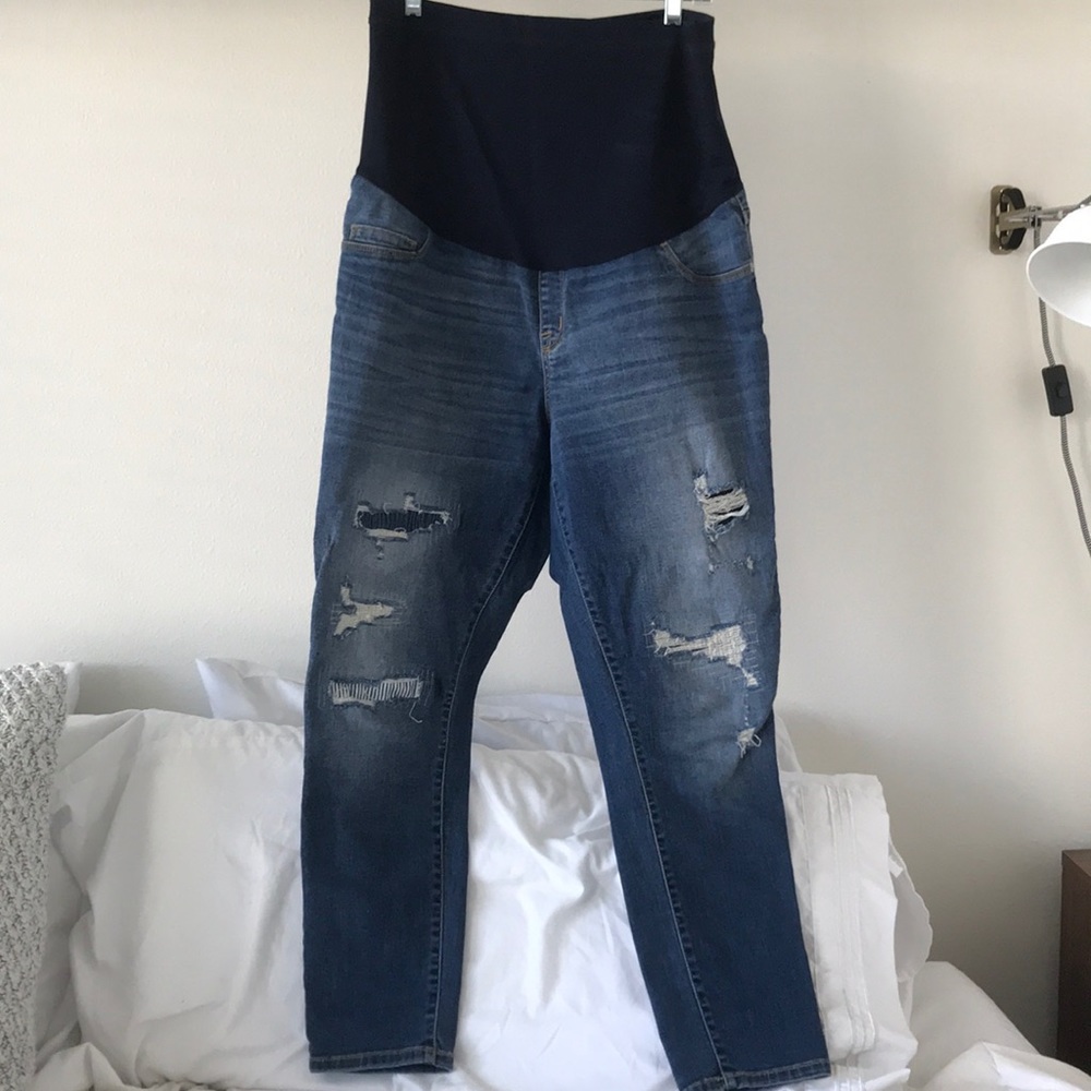 Target Liz Lange maternity skinny ankle jeans