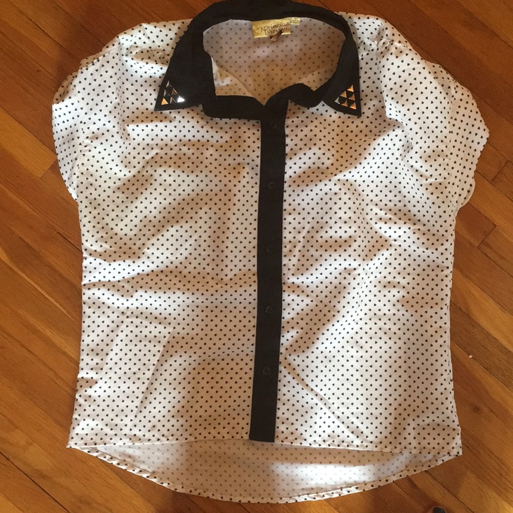 Black and White Vera Wang Blouse