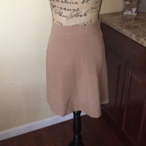 Loft Camel Skirt