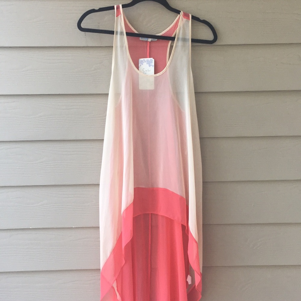 Celui long see through tank