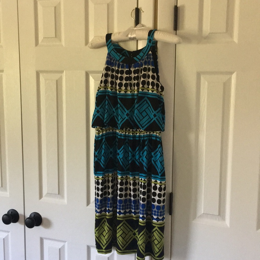 Geo Print Dress