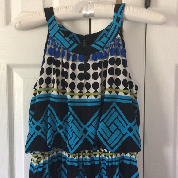 Geo Print Dress - Picture 2 of 3