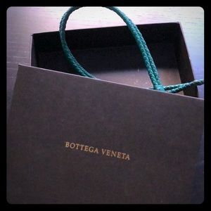 Bottega veneta key chain intercciato Napa