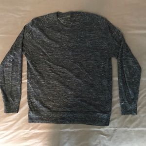 J. Crew Gray-Navy Heather Sweater