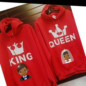 King & Queen SWEATERS for all you couples!