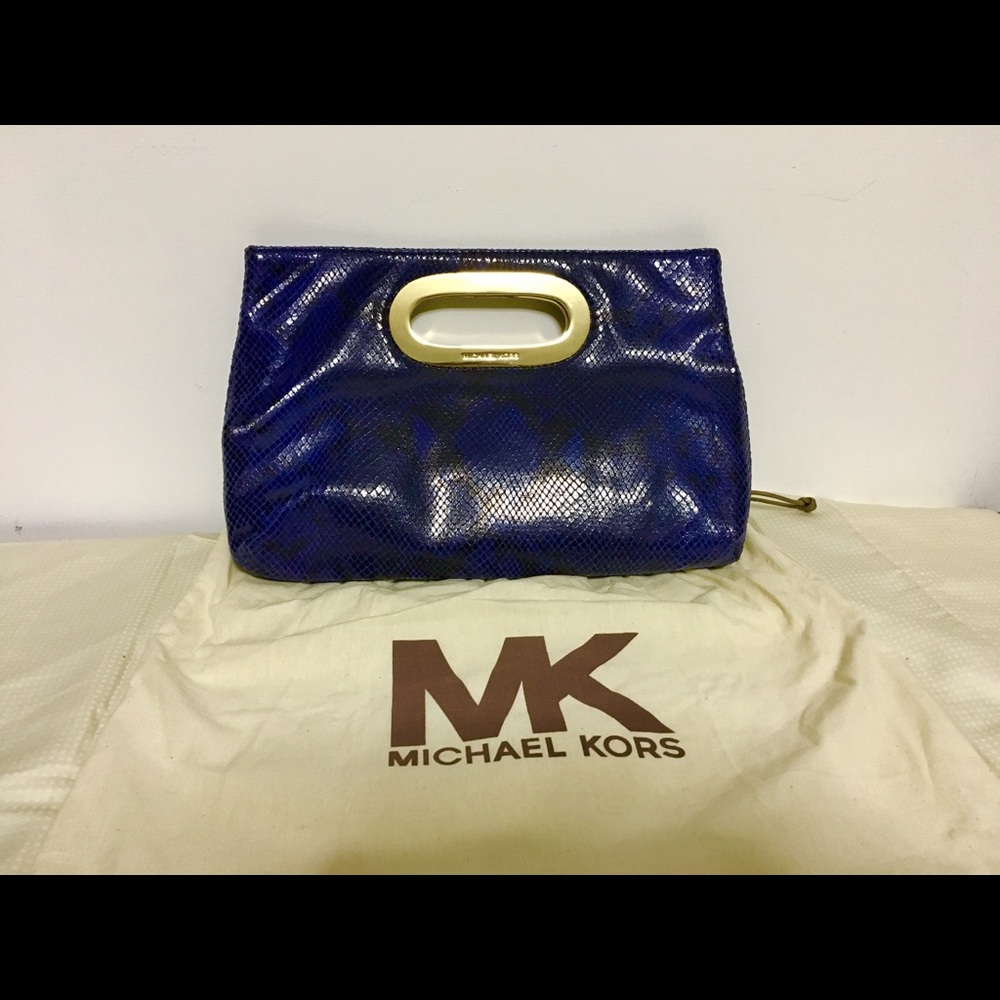 Michael Kors Women's MK Berkley Clutch Leather