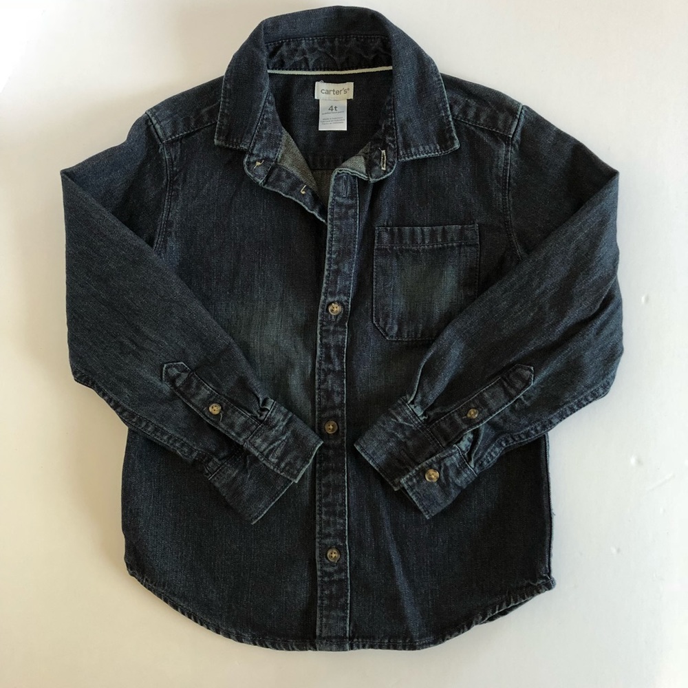 Carter’s denim button down boys 4T