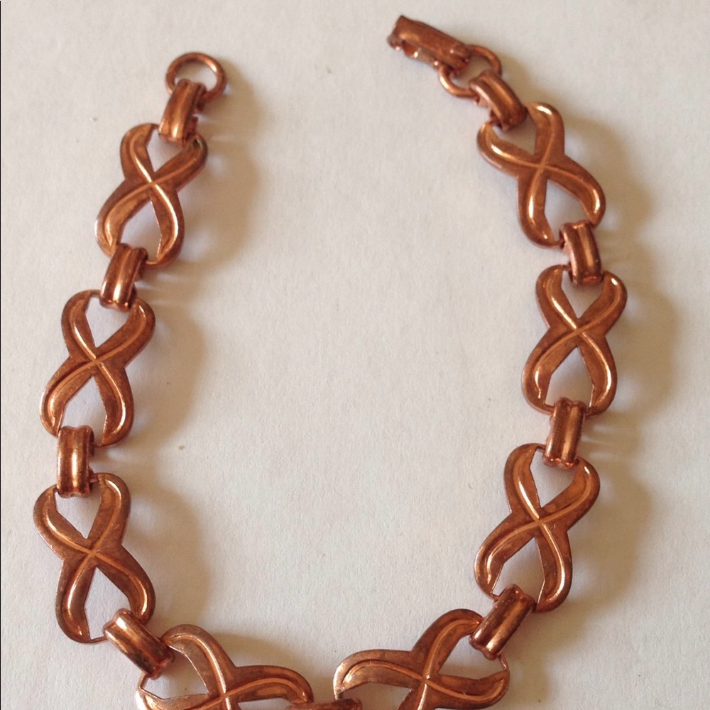 Solid Copper Link Bracelet - image 2