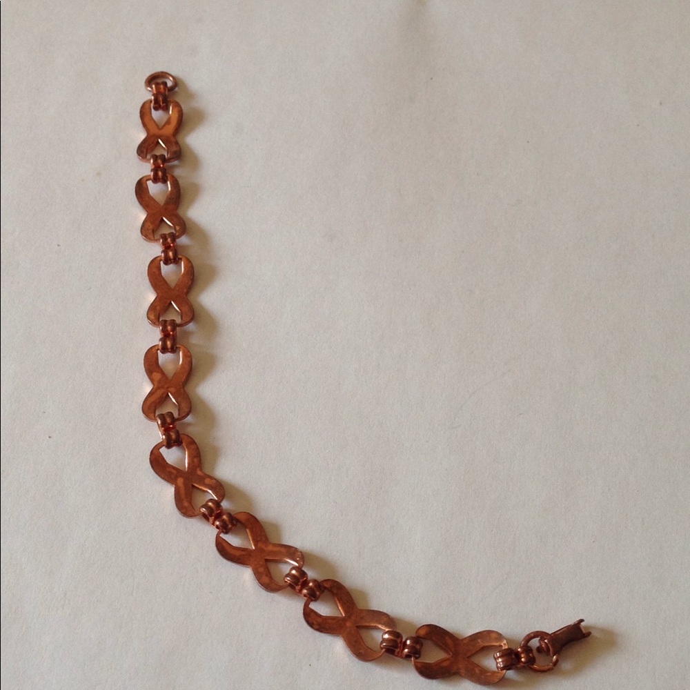 Solid Copper Link Bracelet - image 3