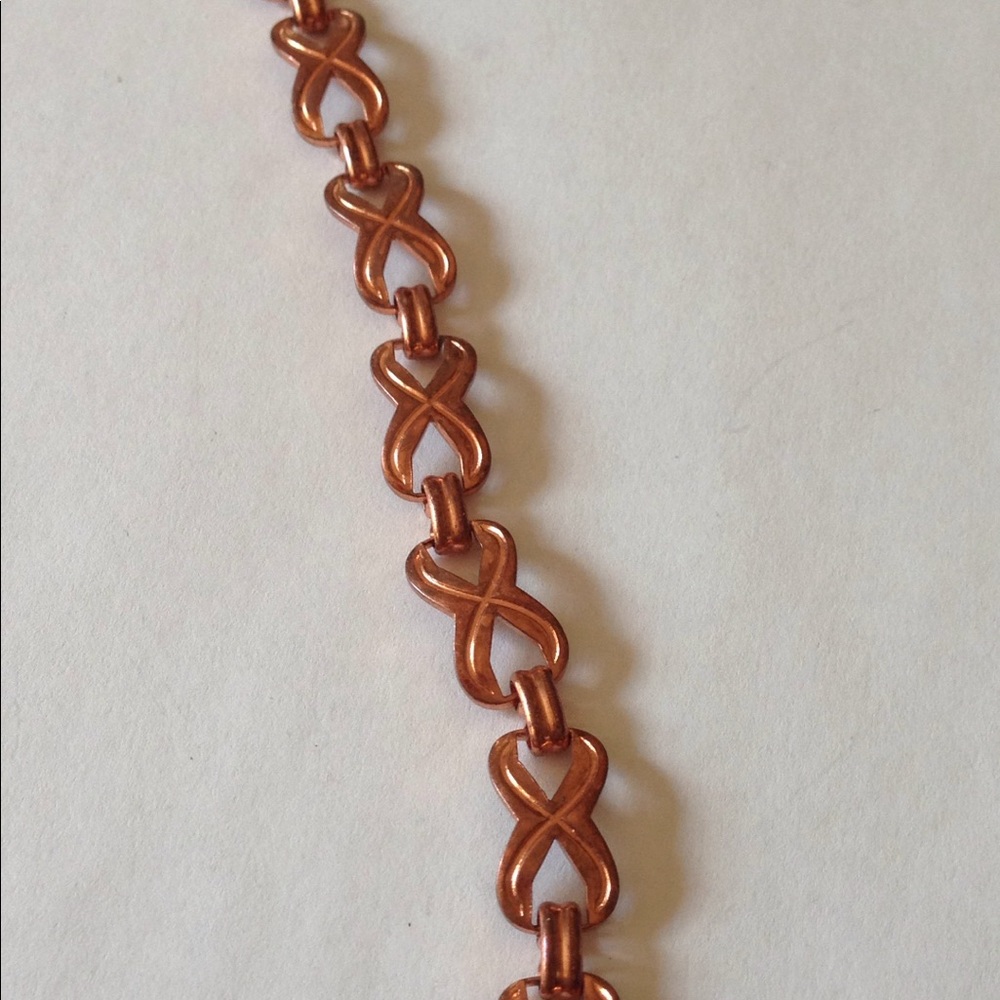 Solid Copper Link Bracelet - image 4