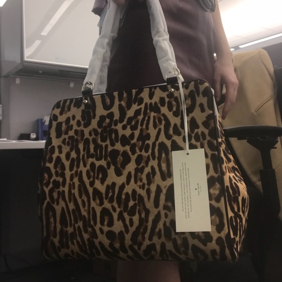 Kate Spade leopard Crown Point Garcia Handbag - Picture 2 of 3