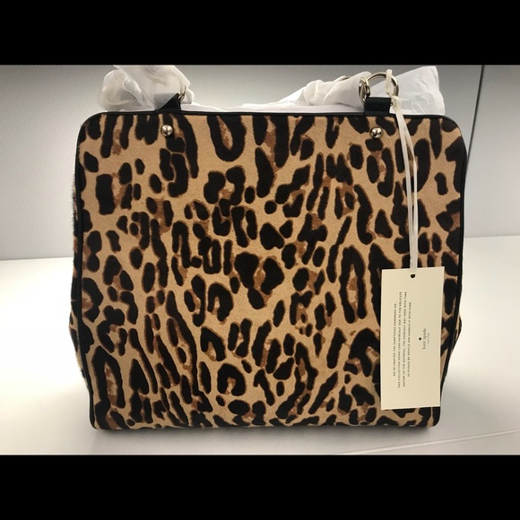 Kate Spade leopard Crown Point Garcia Handbag - Picture 3 of 3