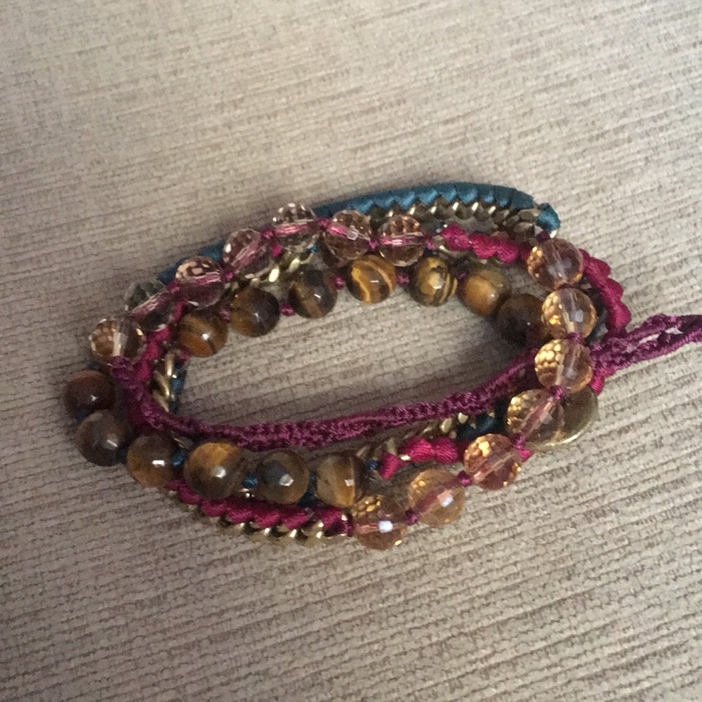 Multi-color wrap bracelet
