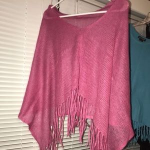 Beautiful hot pink shawl
