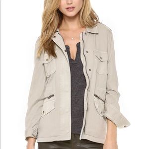 Lily Aldridge for velvet khaki jacket
