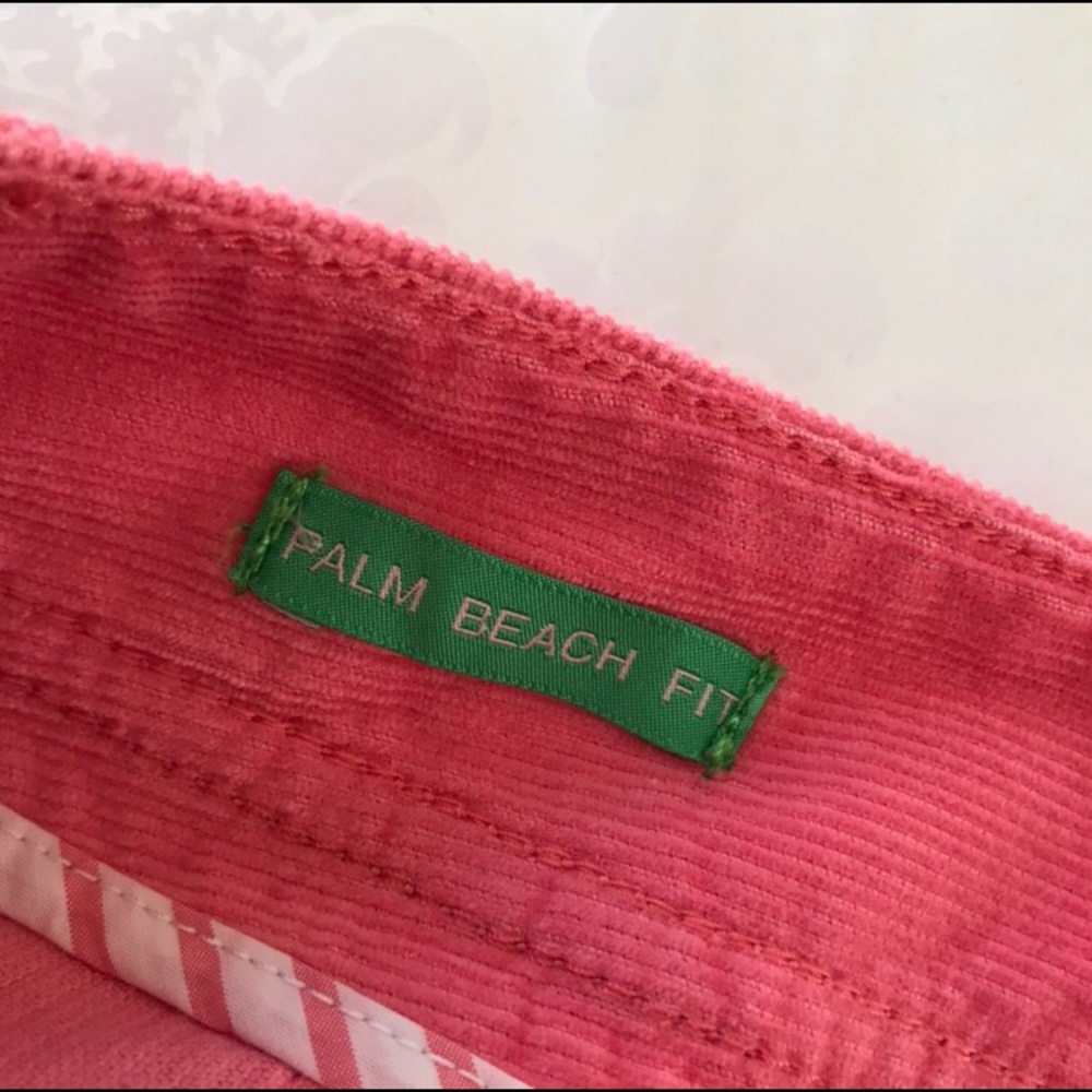 Lilly Pulitzer Pink Palm Beach Fit Corduroy Skirt - Picture 5 of 6