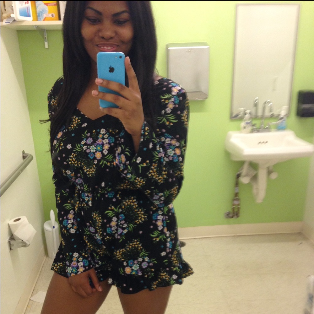 Floral Patrons of Peace Romper