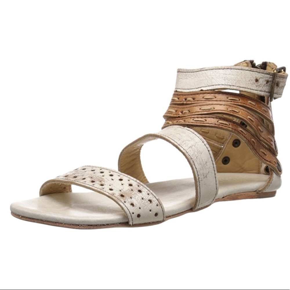 NEW Bed Stu Artemis Dress Sandal Nectar Tan Lux - Picture 2 of 6