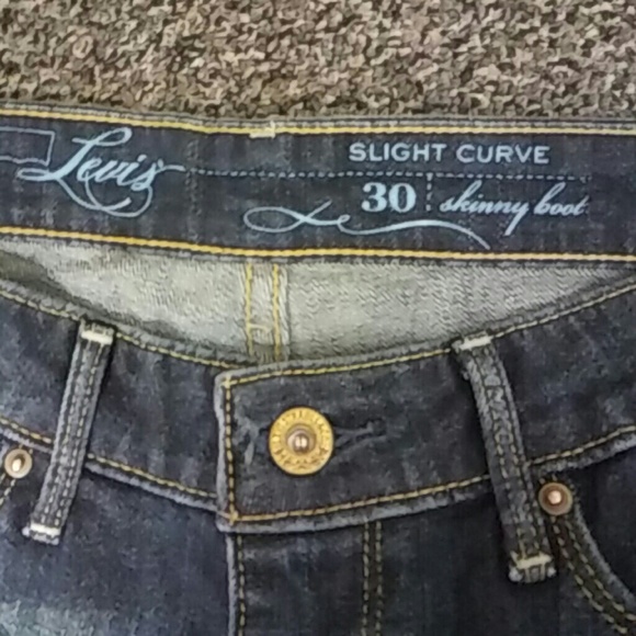 Levi's Slight Curve Skinny Boot Cut Jean Size 30 - Picture 5 of 5