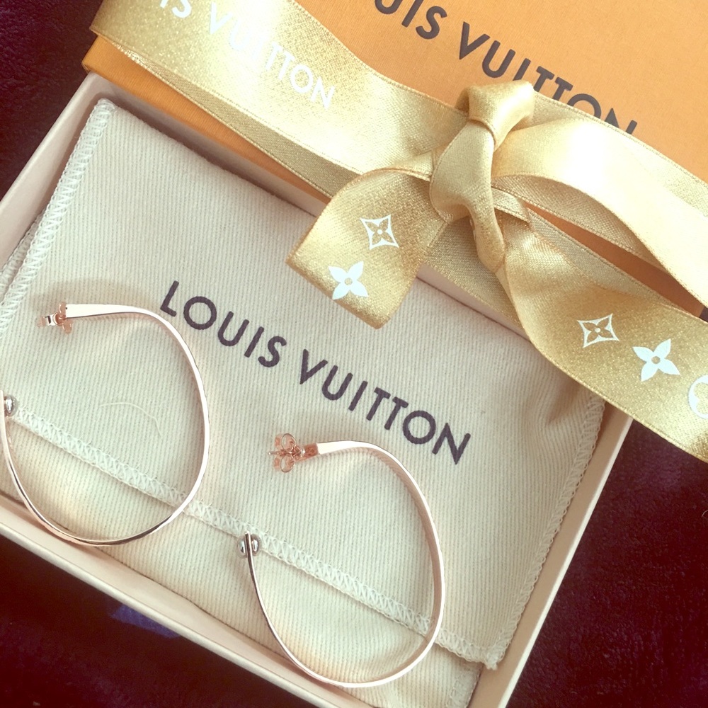 Louis Vuitton ROSE GOLD earrings