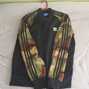 Adidas camo sweater