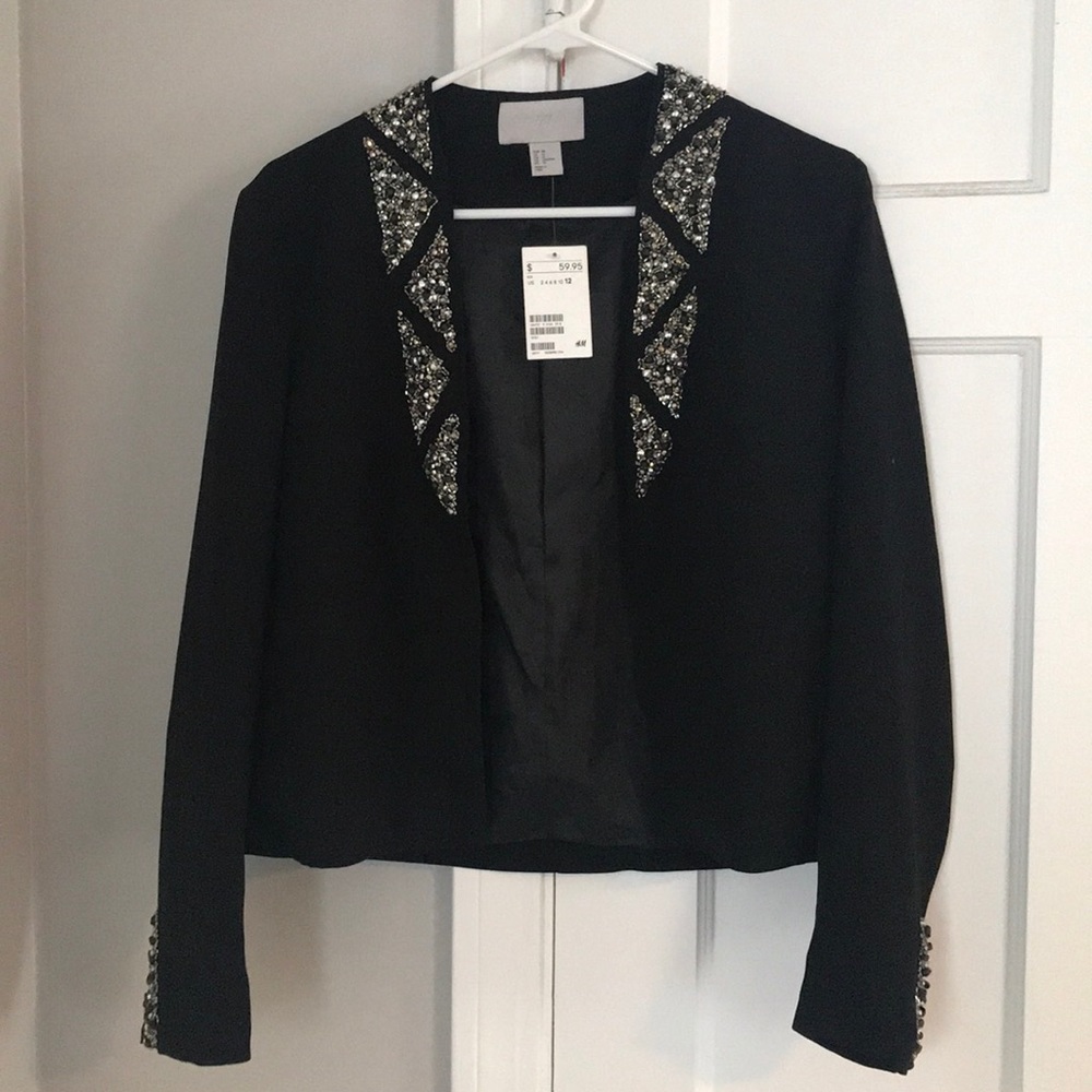 Black Blazer with Jewels