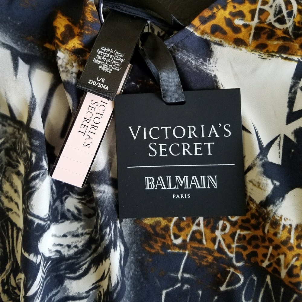 NWT Victoria's Secret x Balmain Slip Dress Large - Picture 5 of 5