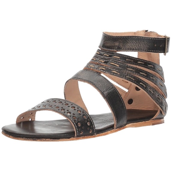 NEW Bed Stu Artemis Dress Sandal, Black Handwash - Picture 2 of 6