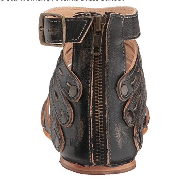 NEW Bed Stu Artemis Dress Sandal, Black Handwash - Picture 4 of 6