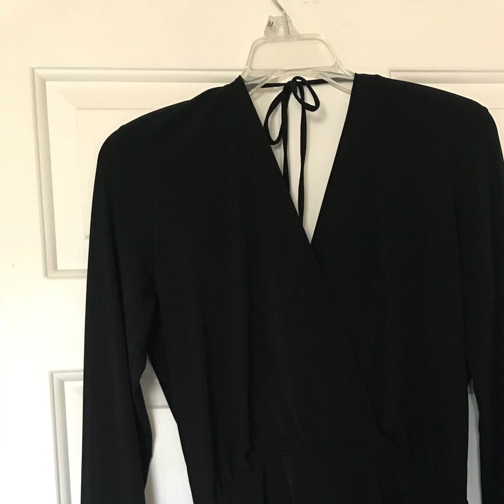 BCBG Generation black wrap leotard