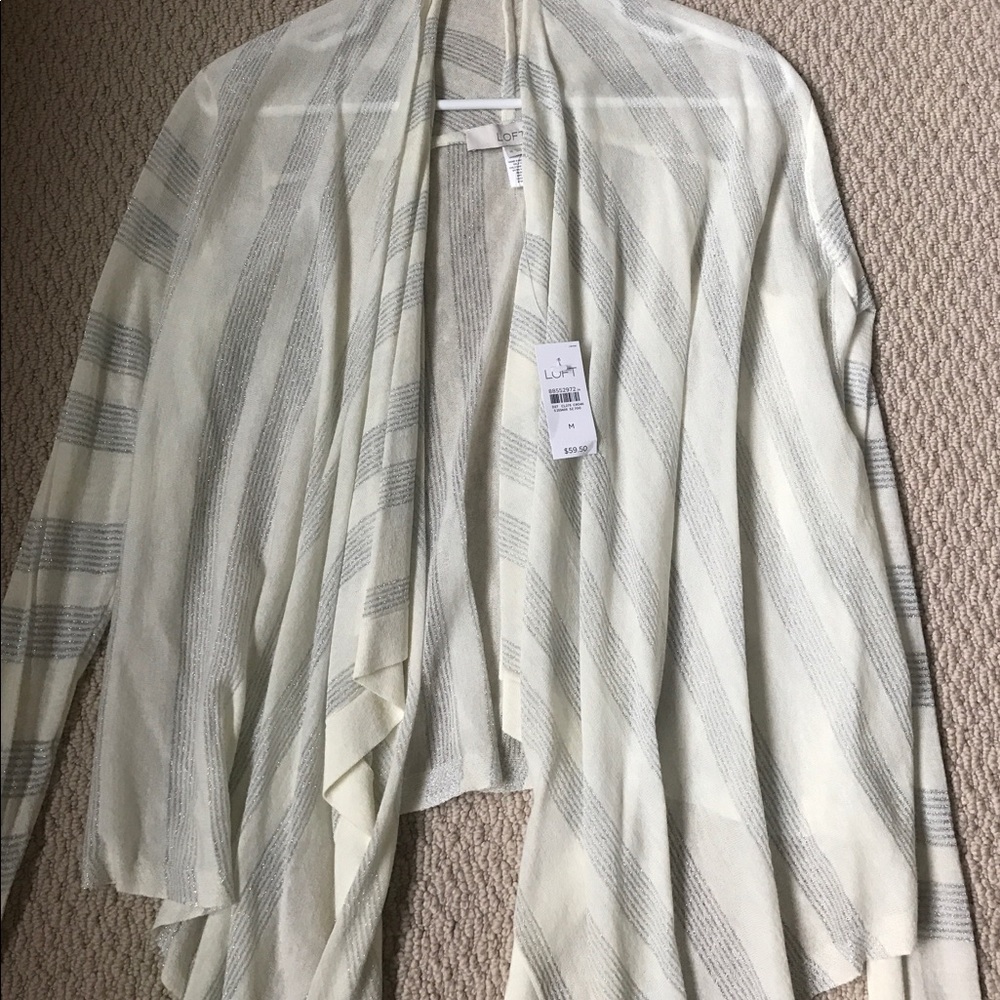 New ann taylor loft metallic shawl