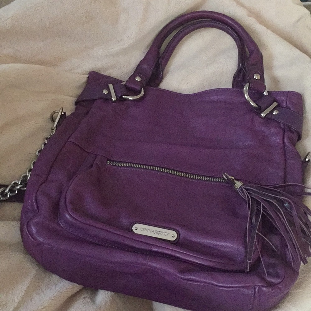 Cynthia Rowley Purple leather Crossbody