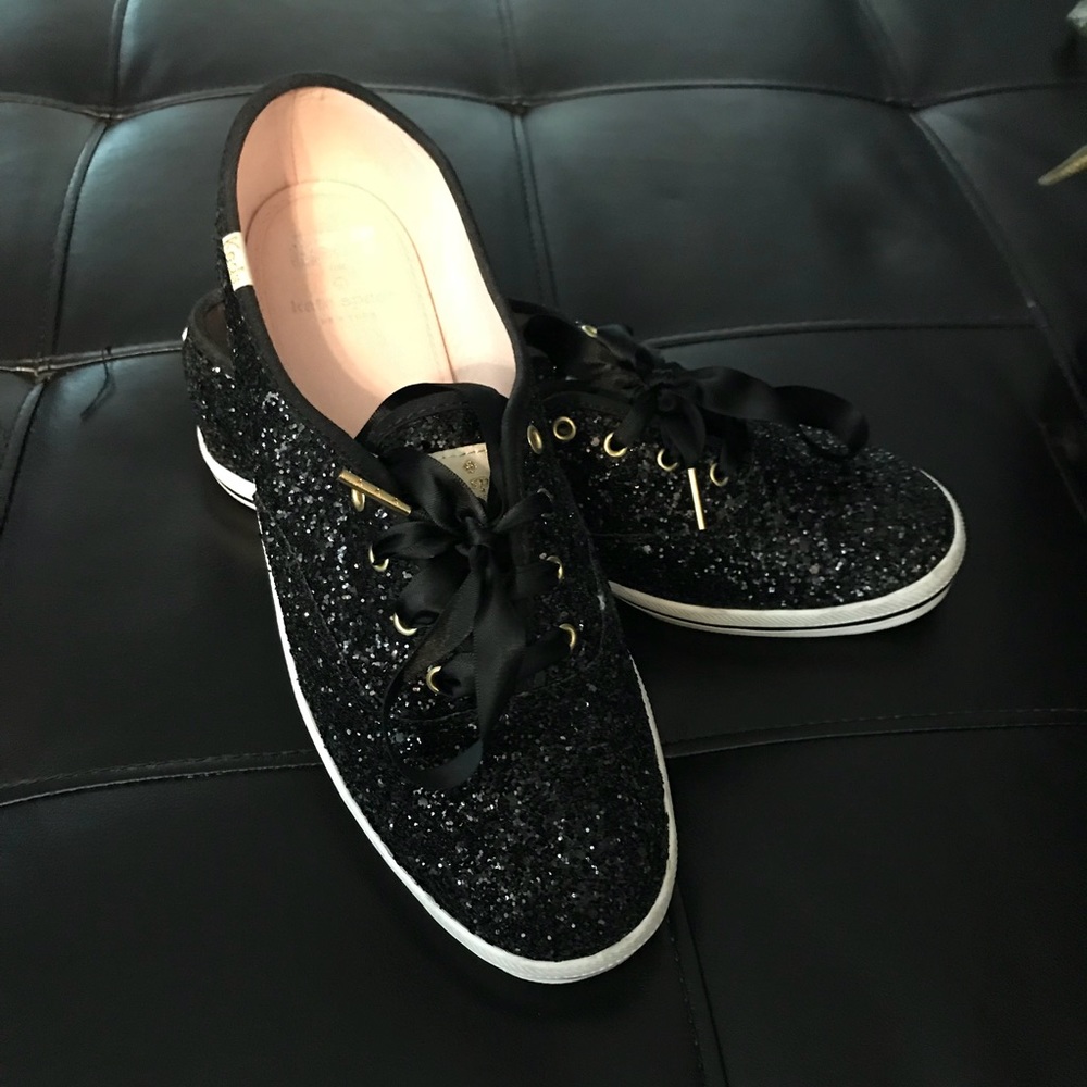 Kate Spade Keds Glitter Sneakers