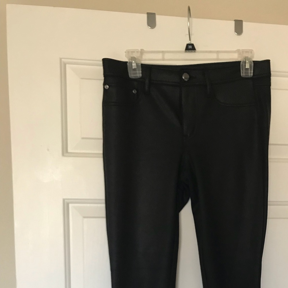 Express faux leather leggings