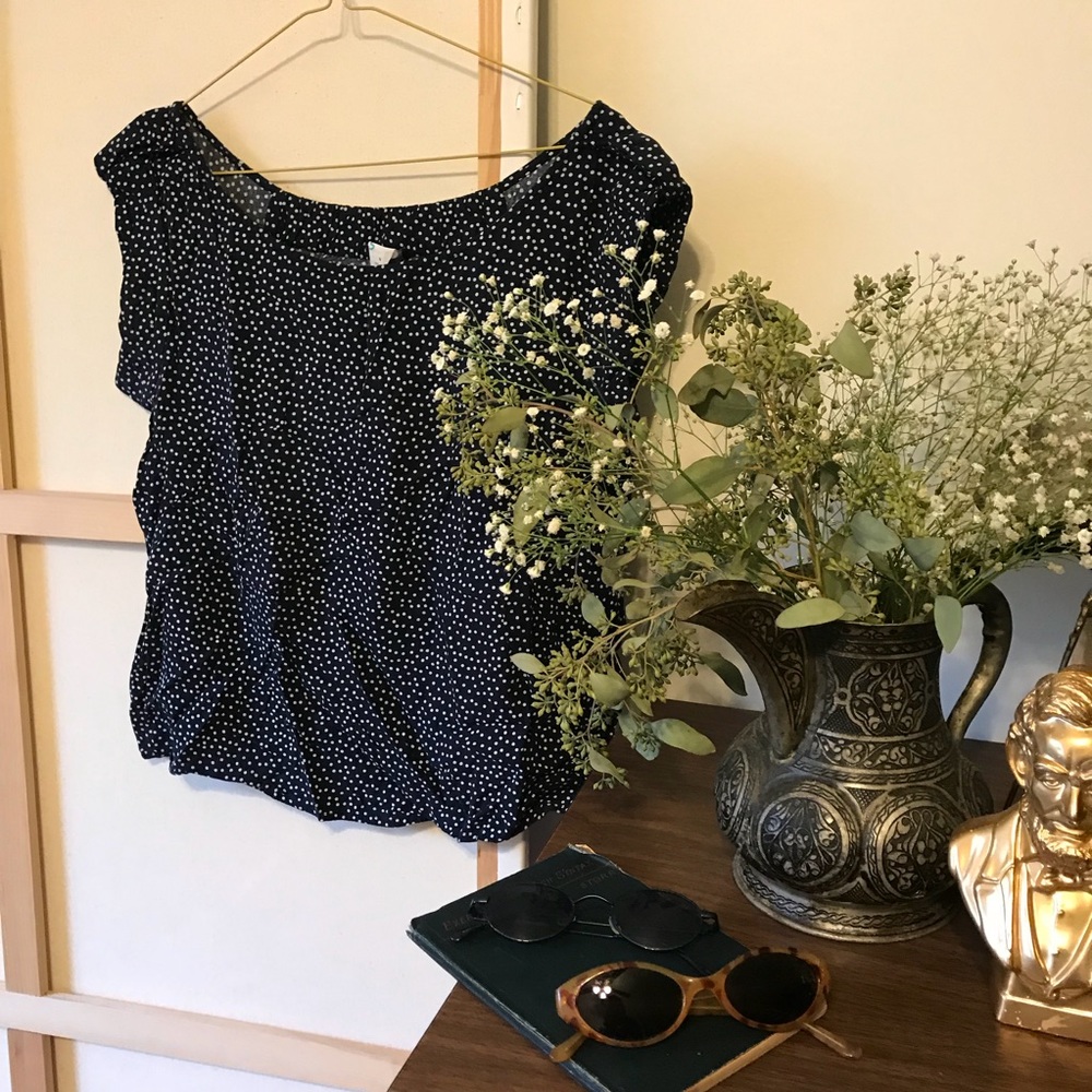 Off the should Jcrew top