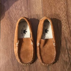 Littlest prince couture suede loafers size 8