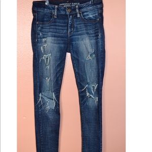 American Eagle ripped jeans