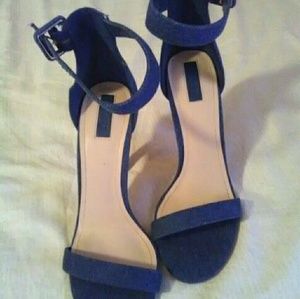 Demin Heels